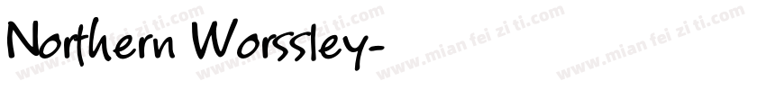 Northern Worssley字体转换